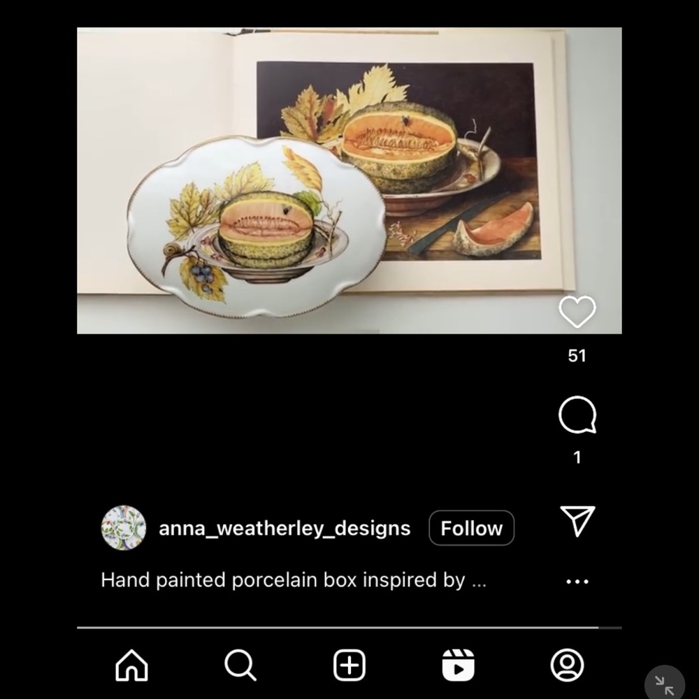 Anna Weatherley Hand Painted Porcelain Box - Picture 15 of 16